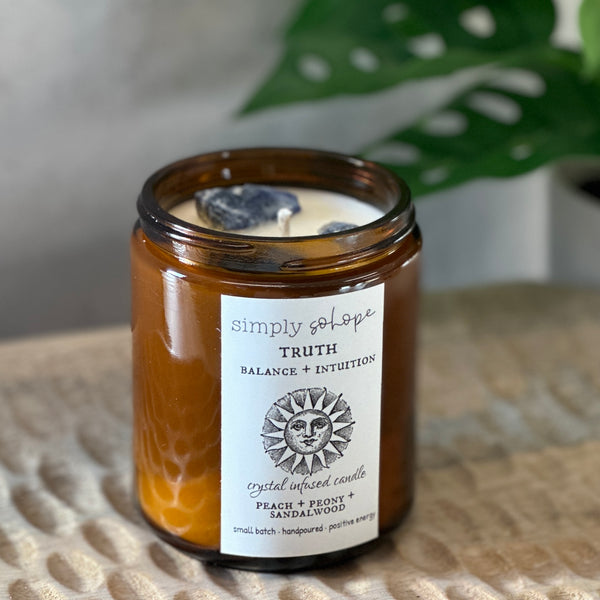 Crystal-Infused Soy Candles Collection