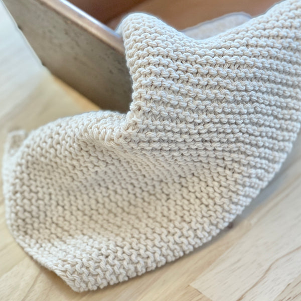 Hand Knit Towels - 100% cotton