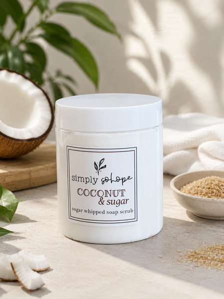 Sugar Whipped Soap Scrub