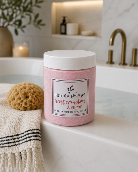 Sugar Whipped Soap Scrub