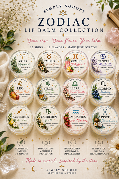 Zodiac Collection | All Natural Lip Balm